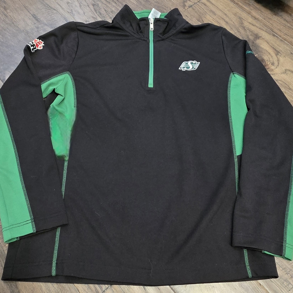 Saskatchewan Roughriders Reebok 1/4 Zip Pullover